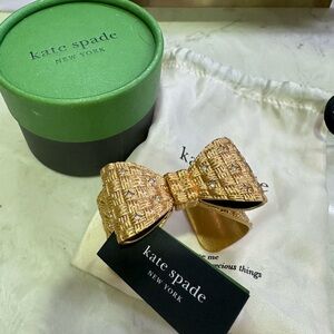 Kate Spade Wrapped In A Bow Statement Cuff Bracelet